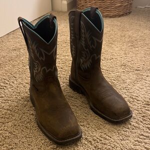 Ariat Women’s Brown and Teal Western Boots